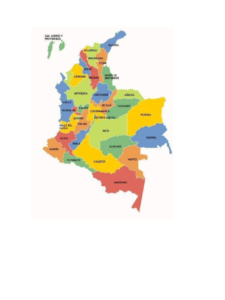 Mapa Politico Colom | PDF