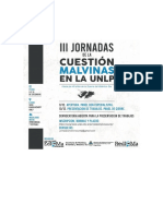 III Jornadas de La Cuestión Malvinas en La UNLP - 3° CIRCULAR