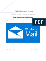 Historia de Windows Mail