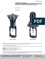 Specifications - Installation and Operating Instructions: Lin-E-Aire Valve Actuators