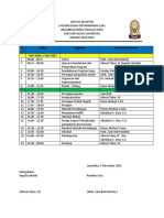 Jadwal Kegiatan Osis