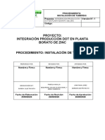 Procedimiento Ee02 - Instalación de Tuberías