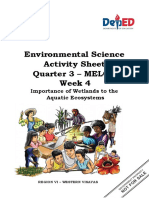 Environmental Science Activity Sheet Quarter 3 - MELC 5 Week 4