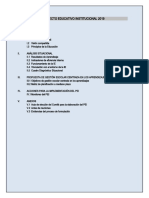 3.- Estructura del PEI