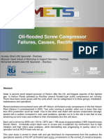 Oil-Flooded Screw Compressor Failures, Causes, Rectifications