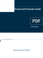 Overview of Fraud and Forensic Audit: - CA Vicky Gala