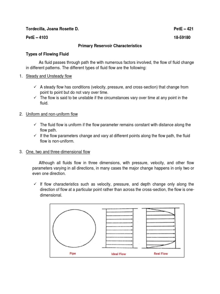 An InDepth Review of Primary Reservoir Characteristics Including Types