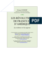 Revolutions France Amerique