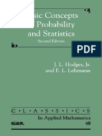 Basic Concepts of Probability and Statistics - 2nd Edition - 2005 - J.L. Hodges - E.L. Lehmann