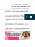 Como Conhecer e Atrair Um Homem de Valor em Tempos de Distanciamento Social