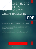 La Responsabilidad Social de Las Instituciones y Organizaciones