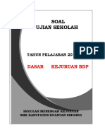 SOAL DASAR-DASAR KEJURUAN BDP 2019 Edit