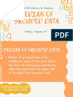 Median For Grouped Data