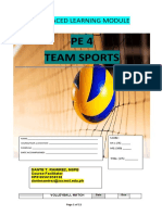 PE4 Team Sports: Self-Paced Learning Module
