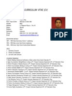 Curriculum Vitae (CV) : Personal Details