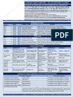 Intermediate & Final Timetable & Brochure (For Nov 2021 Exams Preps)