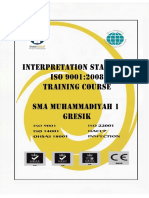 Materi Training Up Grade Iso 9001 2008 Sma Muhammadiyah 1 Gresik