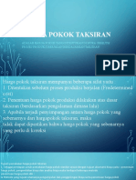 Harga Pokok Taksiran