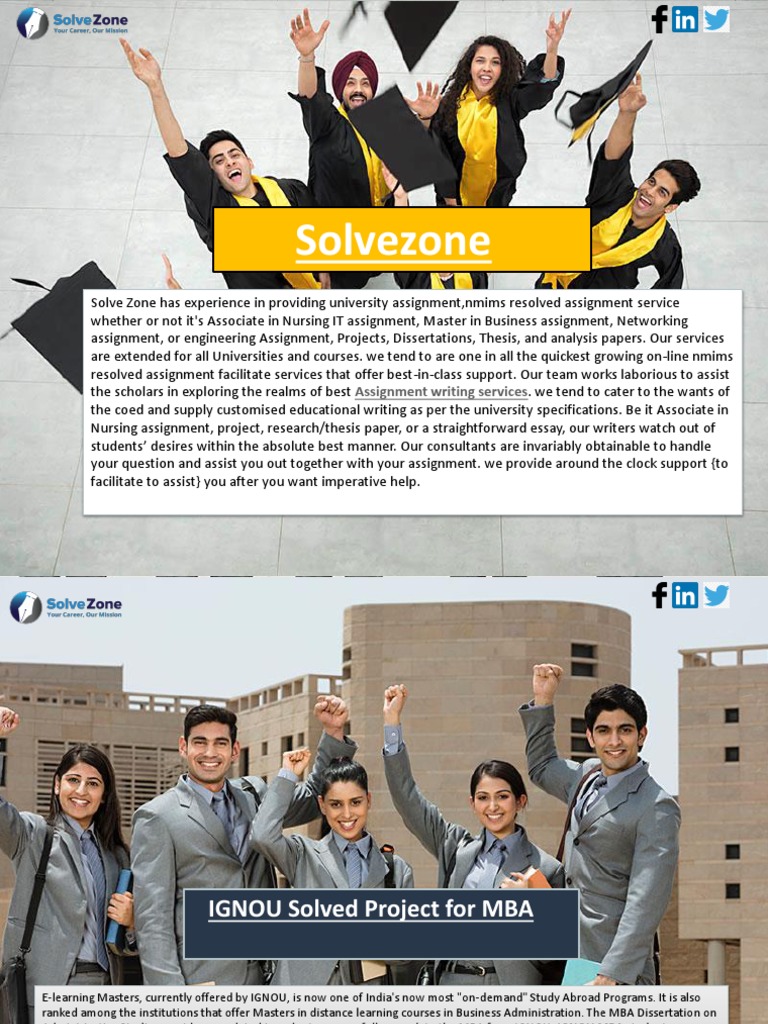 IGNOU Solved Project For Mba | PDF | Thesis | Master Of Business ...