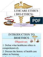 Healthcare Ethics (Bio-Ethics) : By: Walbert F. Delos Santos, RN By: Walbert F. Delos Santos, RN