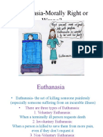 Euthanasia-Morally Correct or Incorrect