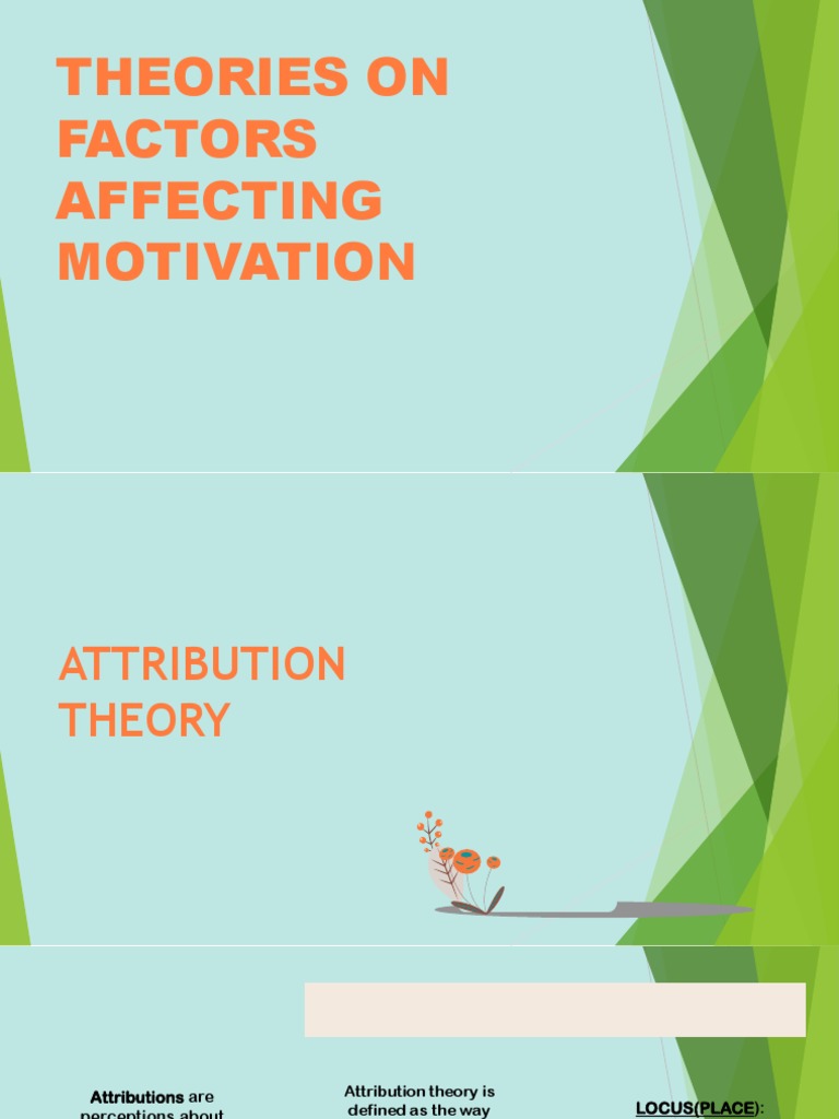 Theory Motivation | PDF | Motivation | Motivational
