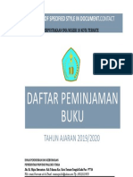 Cover Peminjaman Buku Perpustakaan