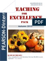 PEARSON-Dinternal Teaching Excellence Pack Autumn 2015