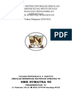 Program Kerja Pengelola Sistem Informasi Manajemen SMK SUMATRA 40