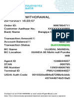 Cash Withdrawal Receipt 90978547112346175103101833671