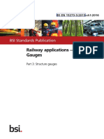 Railway Applications - Gauges: BSI Standards Publication