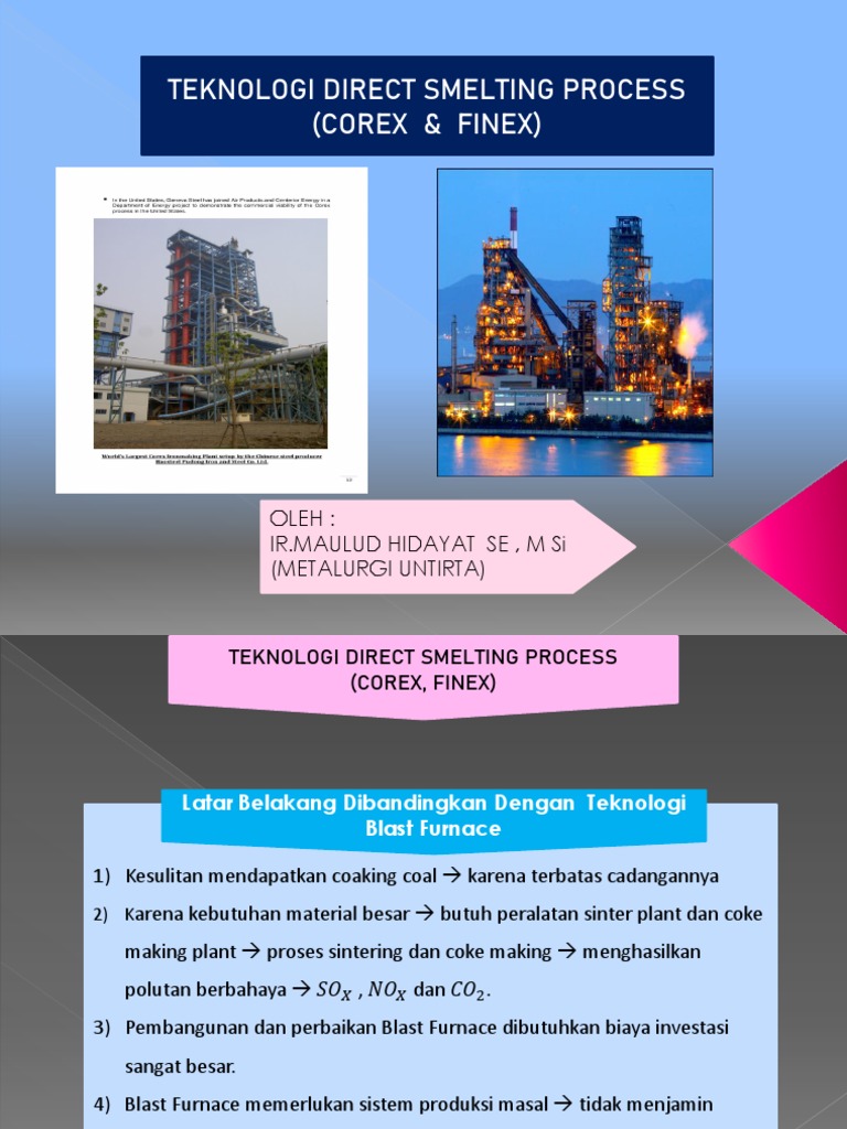 Teknologi Proses Direct Smelting | PDF