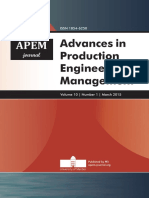 Advances in Production Engineering and M