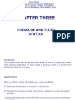 Chapter Three: Pressure and Fluid Statics