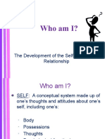 Who Am I?: The Development of The Self As Basis For Relationship