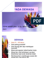 GIZI PADA DEWASA Dan LANSIA