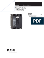 MCP Motor Circuit Protector (480 Volts Ac Maximum) : Instruction Sheet IS14500H