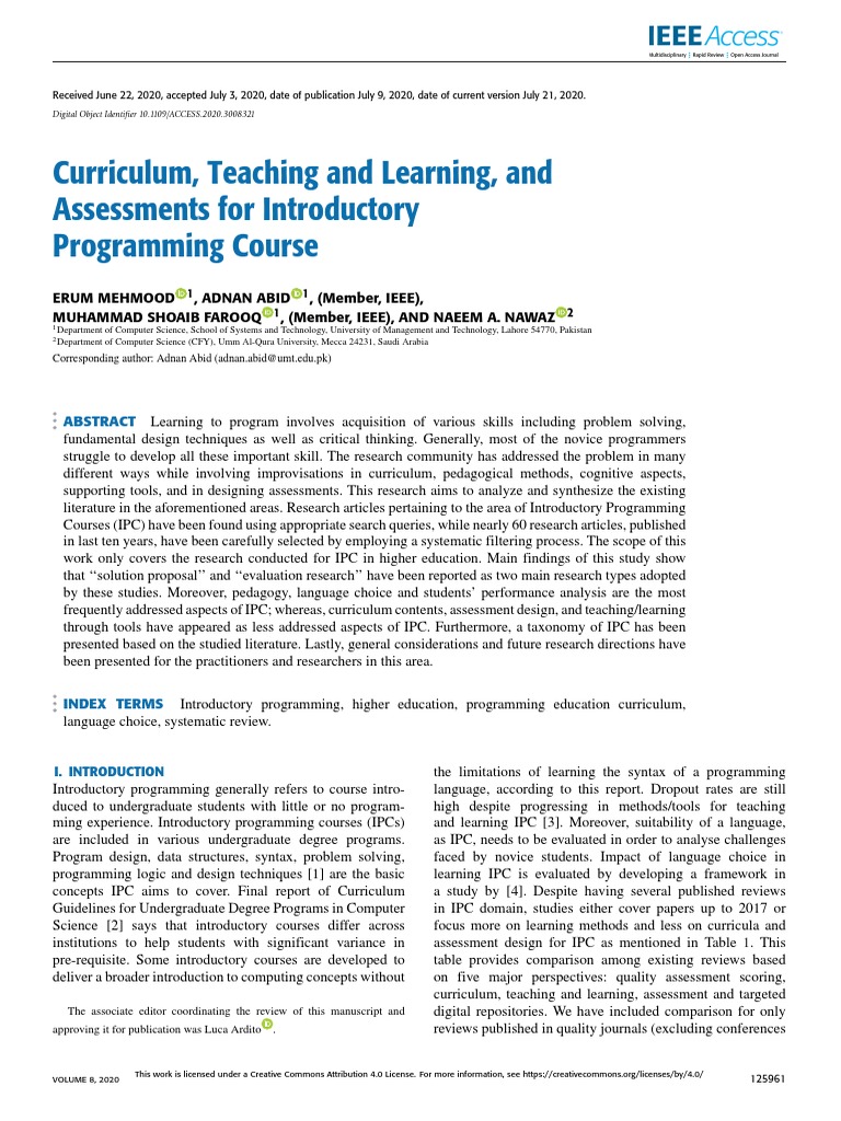 Example SLR | PDF | Curriculum | Systematic Review