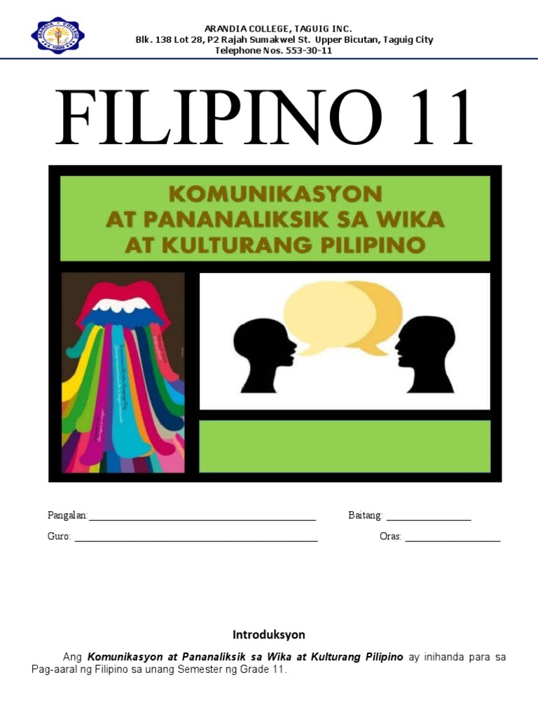 Module Grade 11 PDF