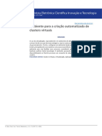 Ambiente para A Criação Automatizada de Clusters Virtuais