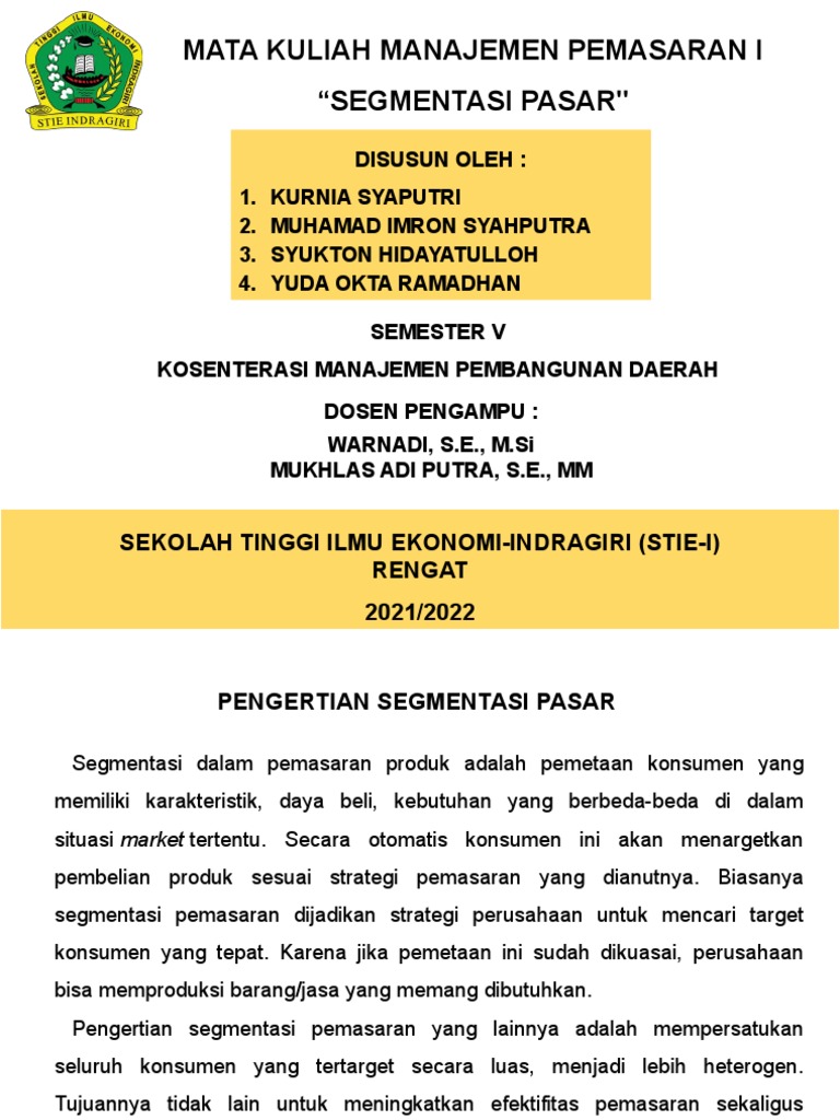 Pasar Pdf A Ppt