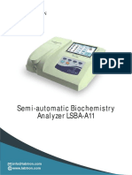 Semi Automatic Biochemistry Analyzer LSBA 