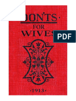 Don'ts For Wives - Blanche Ebbutt