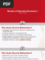 Week 1 - Review of Discrete Structure 1 - Presentation - PDF - 2