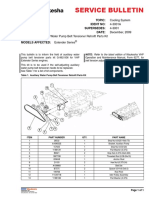 Auxiliary Water Pump Belt Tensioner Retrofit Parts Kit