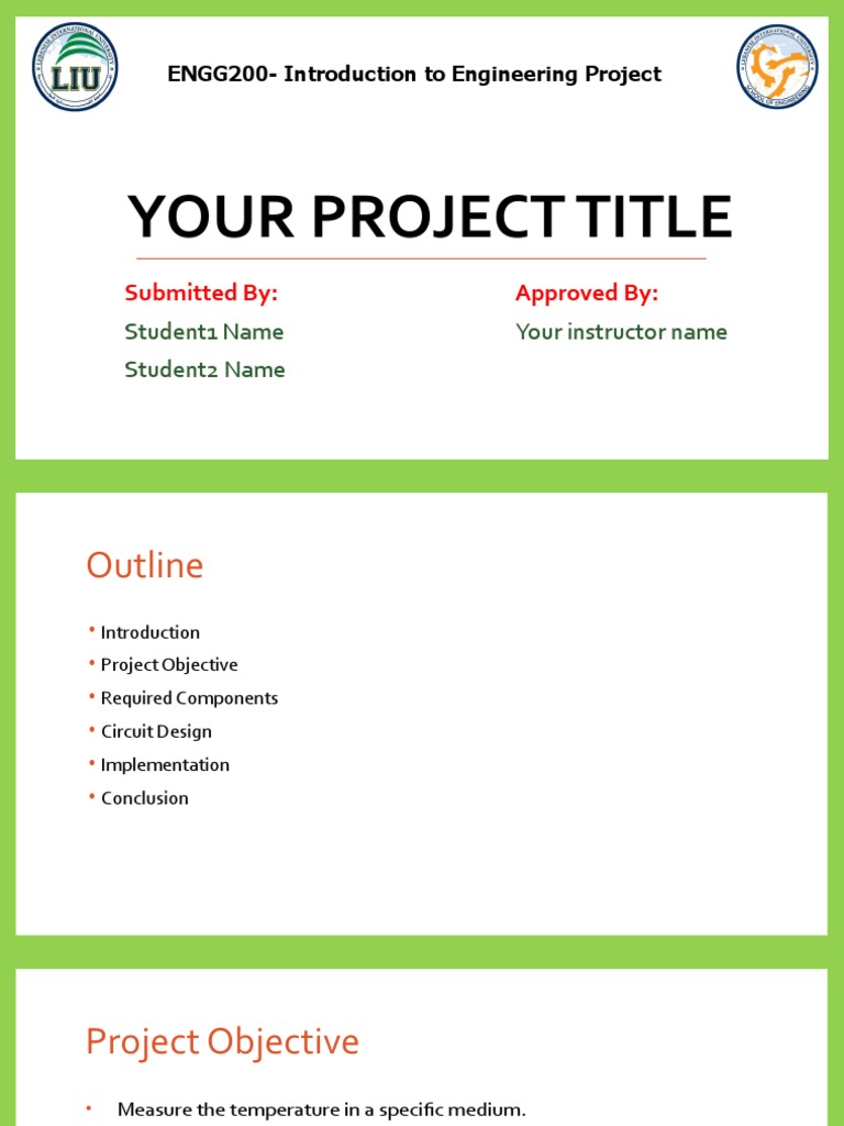 Temperature Measurement Device Project | PDF | Computing | Electronic ...