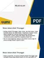 Pribadi Model Relasi Allah Tritunggal