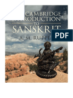 The Cambridge Introduction To Sanskrit - A. M. Ruppel