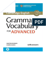 Grammar and Vocabulary For Advanced Book With Answers and Audio: Self-Study Grammar Reference and Practice - Martin Hewings