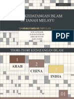 KUMPULAN 1 - TEORI KEDATANGAN ISLAM DI TANAH MELAYU